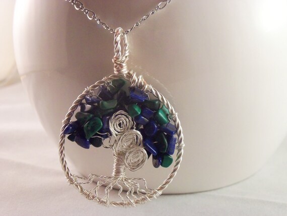 Sterling Silver Tree Of Life Pendant Round Lapis Lazuli And - How To Make A Tree Of Life Pendant With Stone Sterling Silver Tree Of Life Pendant Round Lapis Lazuli And - How To Make A Tree Of Life Pendant With Stone