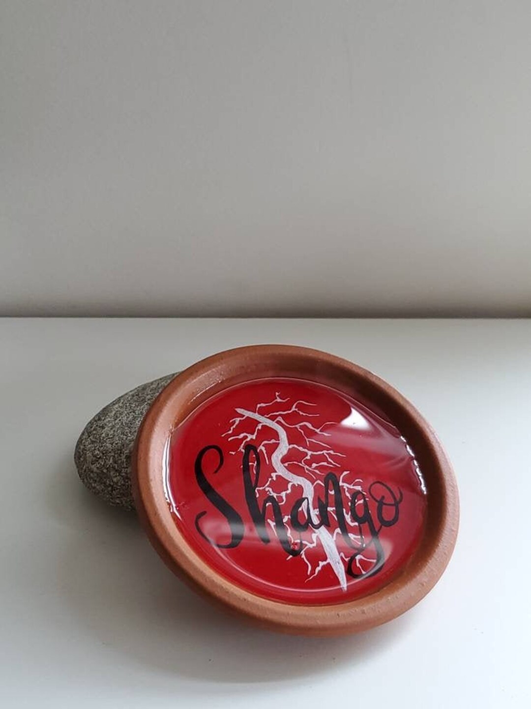 Adimu Shango Orisha Adimu Offering Terracotta Dish - Brush Lettering ...