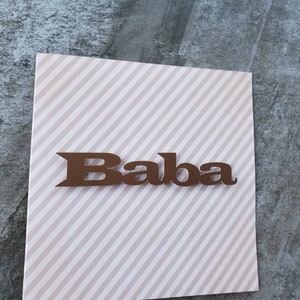 Baba - Rayas - Tarjeta de felicitación para padre, amigo, padrino en las tradiciones yoruba Orisha