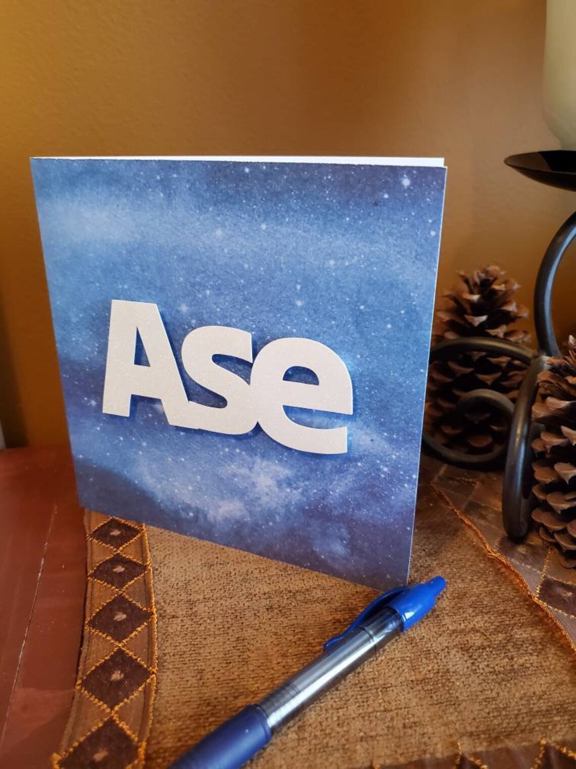 Ase Starry Blue Greeting Card Gratitude Yoruba Lukumi - Etsy