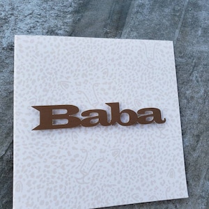 Baba Animal Print - Tarjeta de felicitación para padre, amigo, padrino en las tradiciones yoruba Orisha