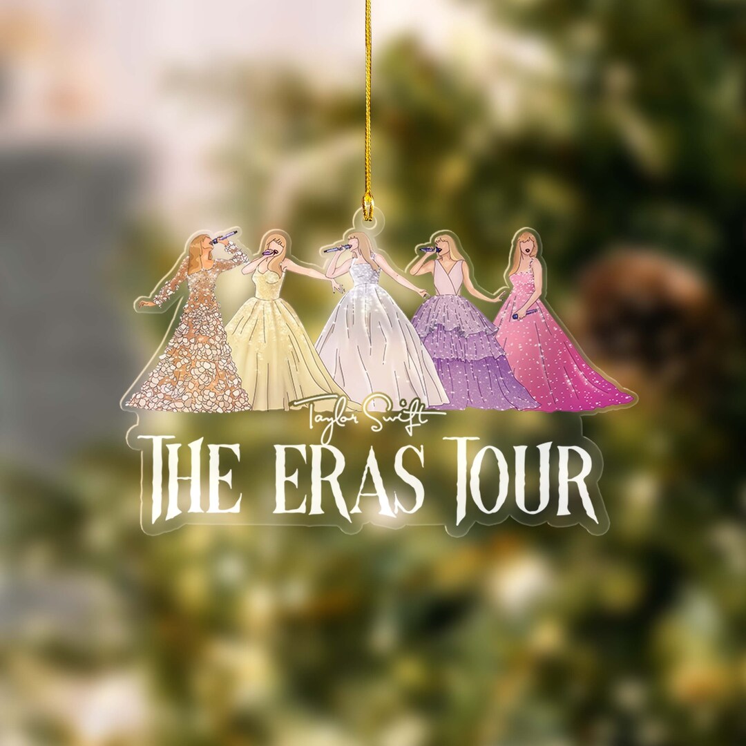 Custom Shape the Eras Tour Ornaments Taylor Ornaments - Etsy