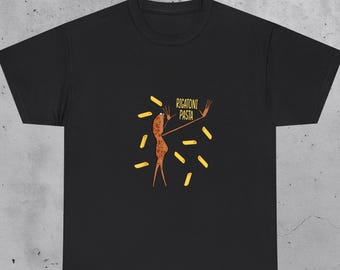 Marcus The Worm Rigatoni Pasta T-Shirt, Funny Rigatoni Pasta Shirt, Meme Dancing Pasta Tee, Humor Food Lover Gift, Unisex Graphic Tee