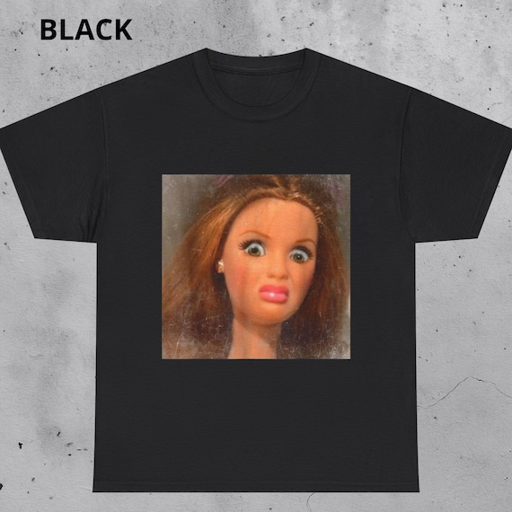 Vintage 90s Doll Face Meme Shirt, Weird Shirt, Specific Shirt Graphic, Funny Meme Shirt, Sarcastic Gift Tee