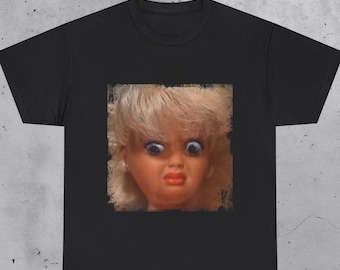 Funny Doll Face Meme T-Shirt, Sarcastic Humor Graphic