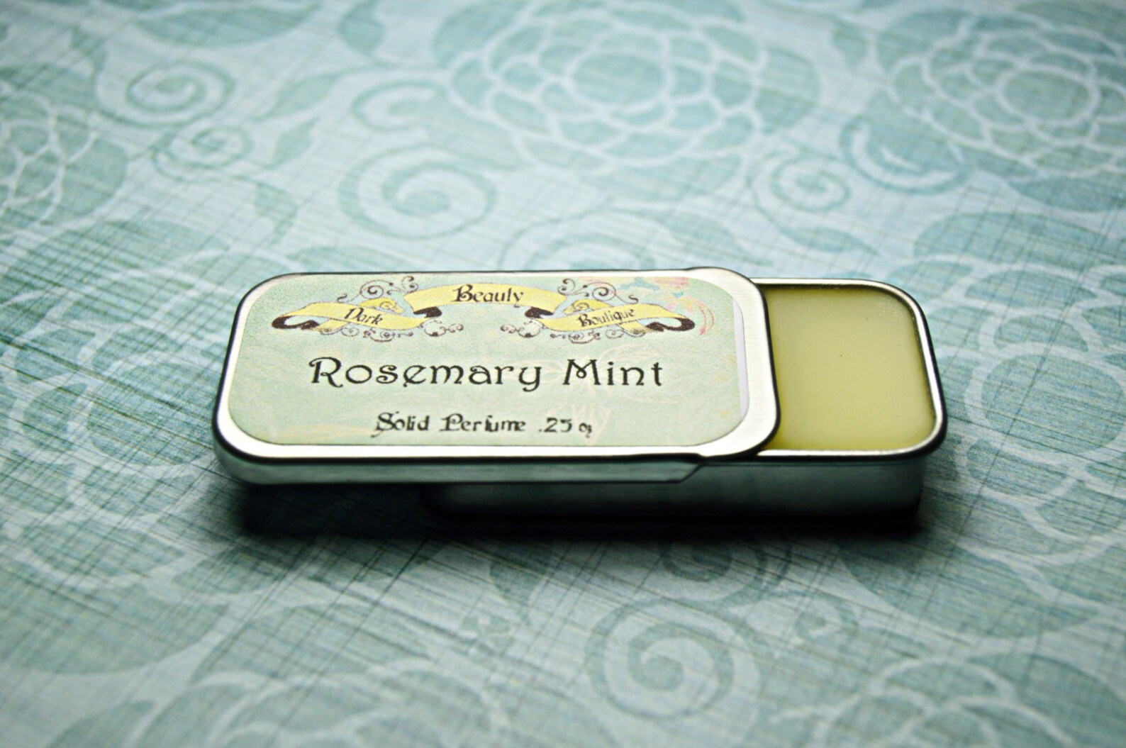 Solid Perfume Rosemary Mint Perfume Crème Tin Rosemary Etsy