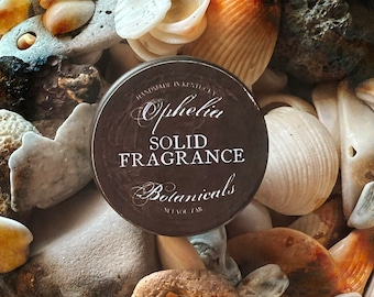 Solid Perfume - Selkie - Perfume Crème Jar - seaweed, ferns, sea breeze, fresh air