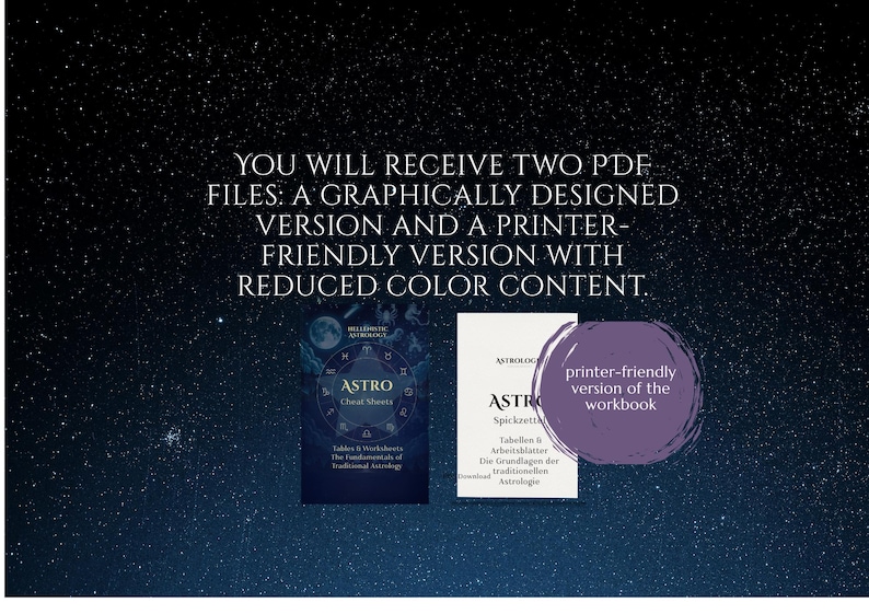 Astrology Worksheets.pdf Astrology Cheat Sheets & Worksheets PDF | Traditional (hellenistic ...