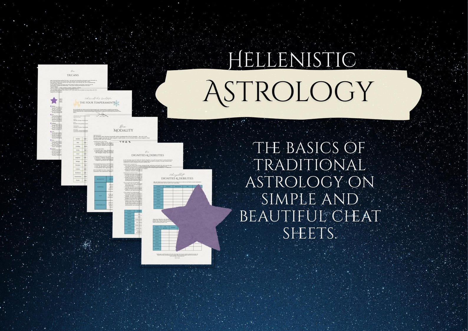 Astrology Worksheets.pdf Astrology Cheat Sheets & Worksheets PDF | Traditional (hellenistic ...