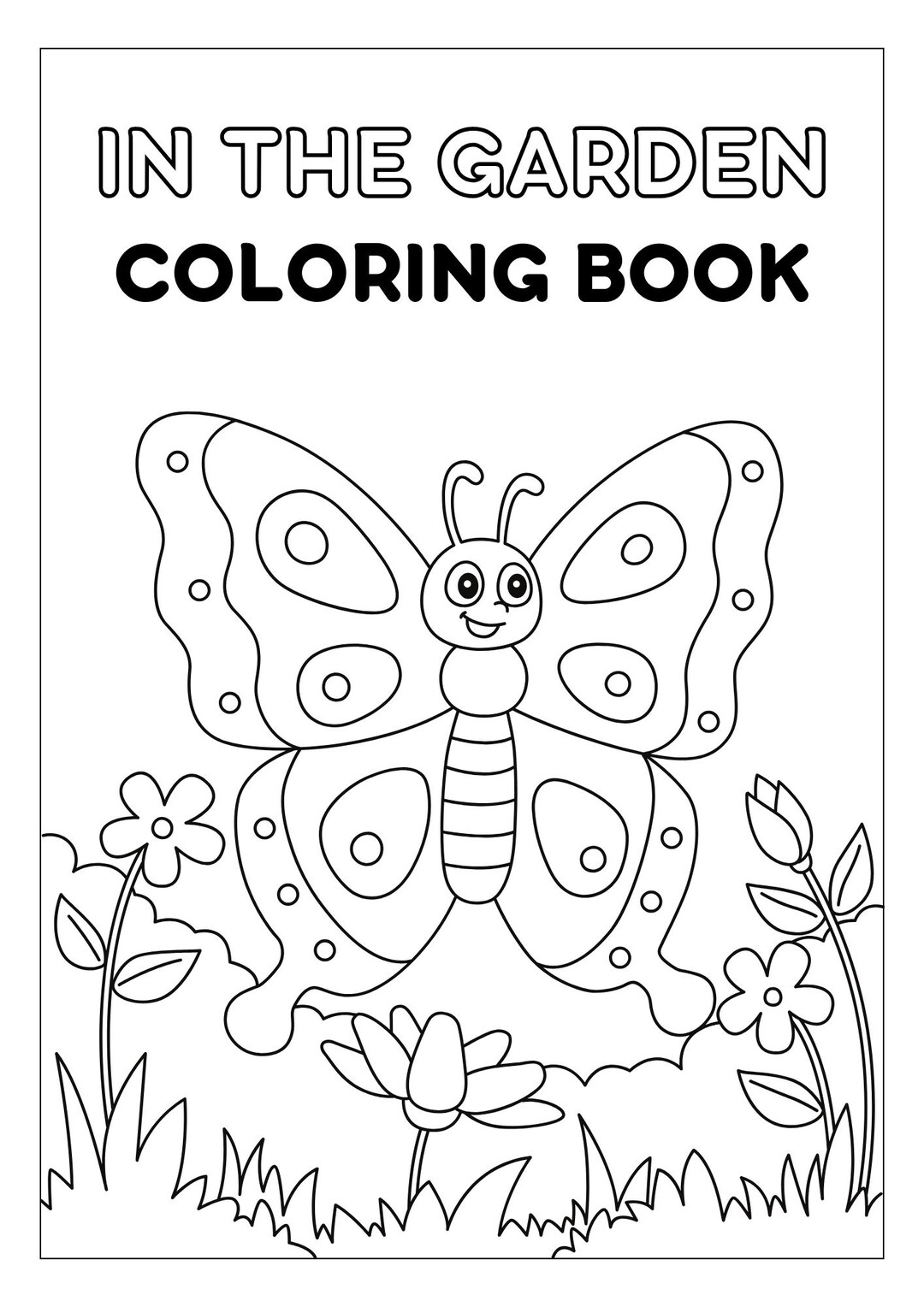 In the Garden Coloring Book | Printable Coloring Pages for Kids ...