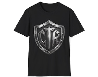 Black CTR Shield Shirt, LDS Choose the Right Adult/Teen Graphic T-Shirt