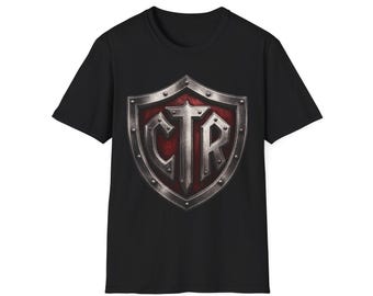 Red CTR Shield Shirt, LDS Choose the Right Adult/Teen Graphic T-Shirt