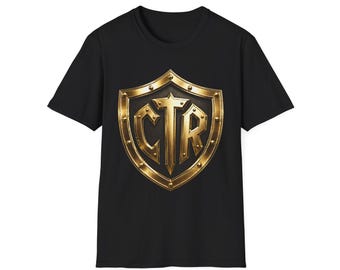 Gold CTR Shield, LDS Choose the Right Adult/Teen Graphic T-Shirt