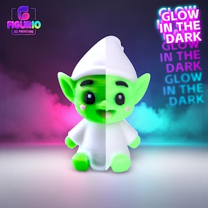 Glint der Leuchtkobold – 3D-gedruckte Figur | Schlüsselanhänger | Anhänger | Tabletop | Dekoration | Geschenk | Sammeln