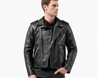 Hooded Leather Giorgio Brato Biker Jacket All Saints Leather Jacket