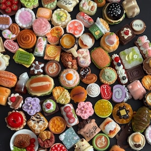 Mystery Box Mini Food Fridge Magnet (10pcs), Kawaii & Realistic Style, Fake Food Kitchen Décor, Blind Box Gift, Fun Gift for Friends image 3