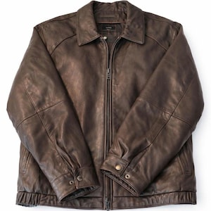 ジャケット・アウター 90s claiborne leather jacket 90s claiborne クレイボーン 本革 ラムレザー ジップアップレザー