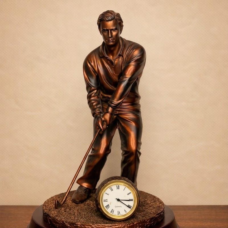 Golf Themed Desk Clock - Etsy