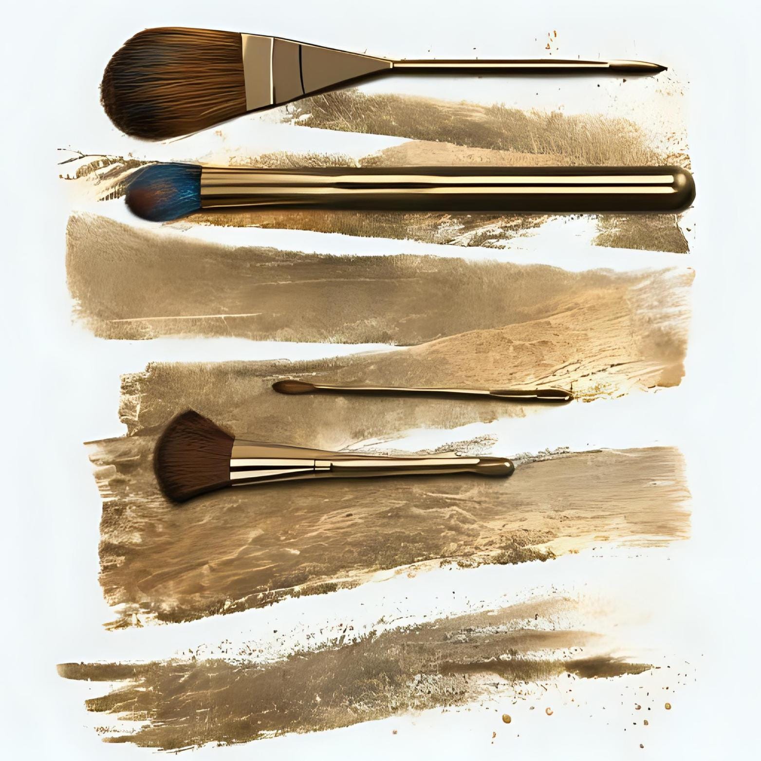Metallic and Texture Brushes Bundle for Procreate | Shiny, Realistic ...