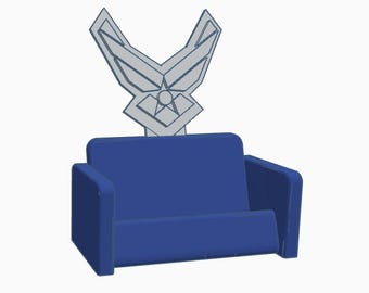 USAF Business Card Holder 3D Print Model (STL Download)