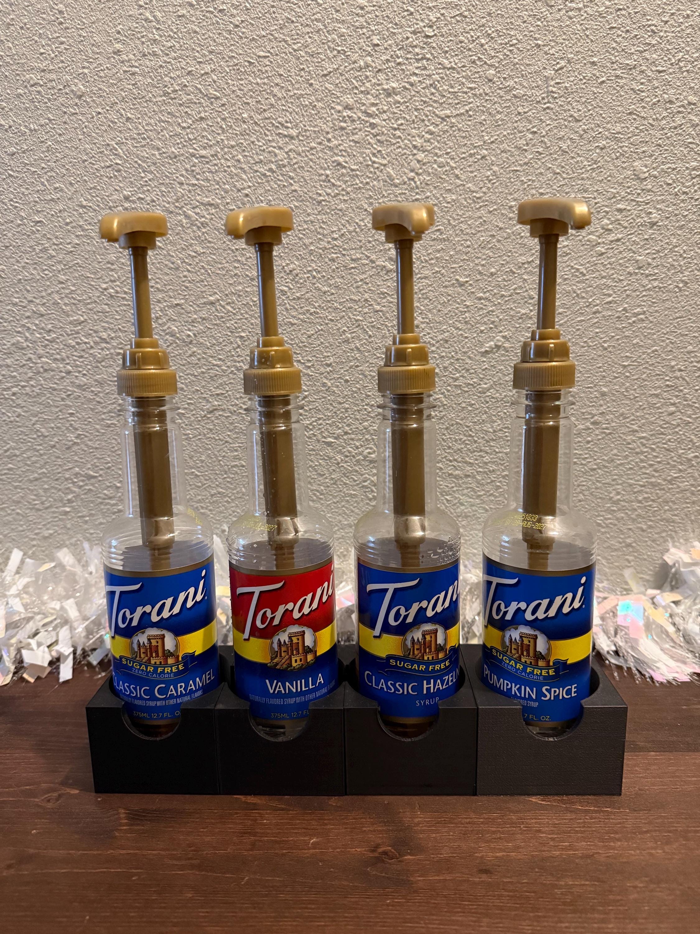 Coffee Syrup Dispenser Holders - Single, Double, or Triple - 3D