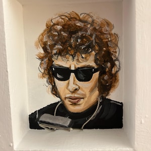 Bob Dylan 3D original art