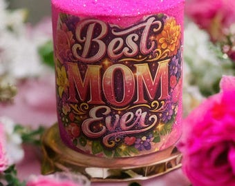 Mammaljus – Doftande pelare i fräscht linne (7,2 x 6,3 cm)