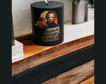 Vela de Michael Myers ¡Feliz Día de la Madre!