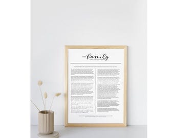 LDS Proclamation | The Family Proclamation