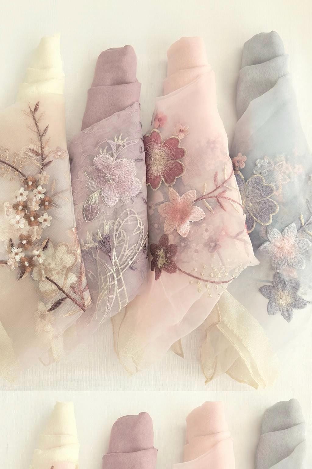 Jewel Silk Scarf - Etsy Canada display picture 3