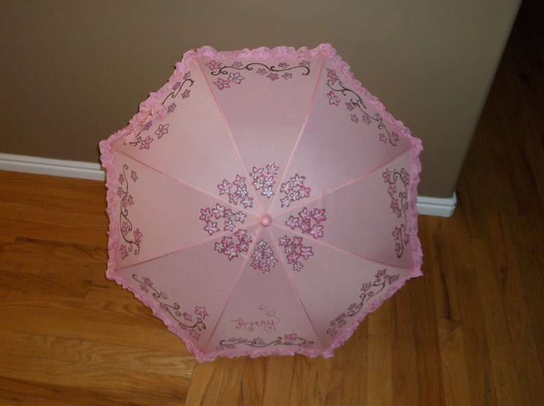 Cherry blossom pink parasols for rain or shine