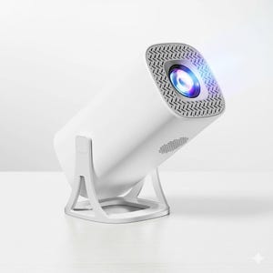 Luminexa Portable Smart Projector – 1080p Native Display, 4K Decoding, 120″ Screen