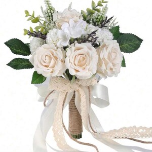 bridal bouquet. artificial flowers.wedding.