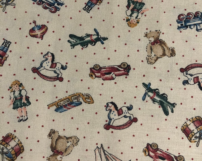 Vintage Children/'s Christmas Presents Quilt Fabric