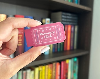 Bookish Bookmark | Romance Club Magnetic Bookmark