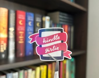 Leesgrage sticker | Kindle Girlie-sticker