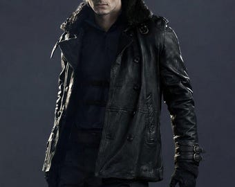 Handmade RE 9 Leon S Kennedy Resident Evil Requiem Black Leather Jacket