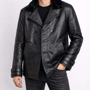 ハンドメイド レオン ブラック レクイエム レザー ジャケット