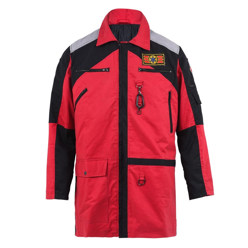 Handmade Men Power Red Cosplay Rangers Lightspeed Costume Jacket - Etsy