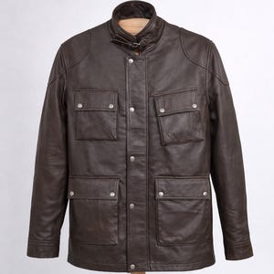 Brooks Brothers Leather Jacket - Etsy