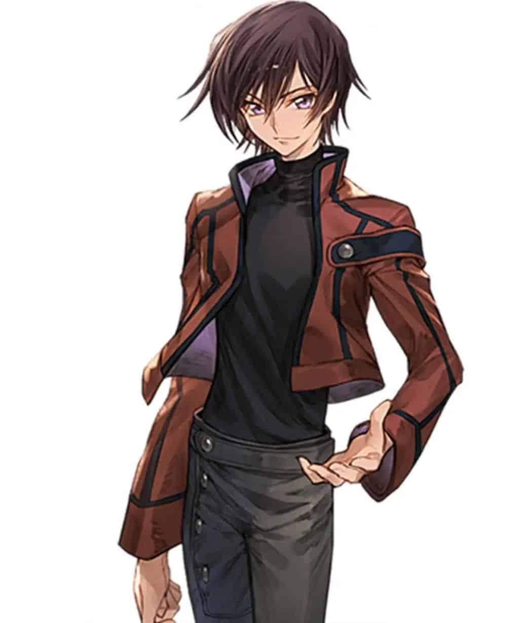 Handemade Code Geass Lelouch Vi Britannia Zero Brown Leather