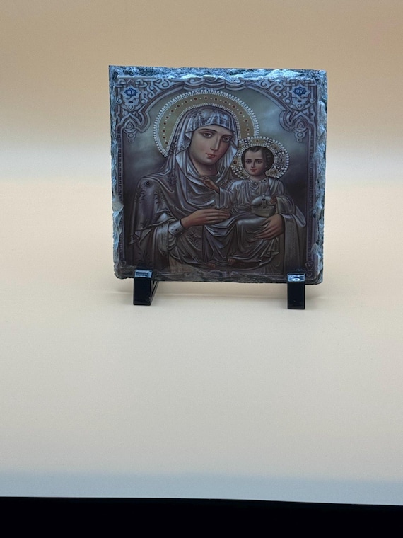 Panagia Ierosolimitisa 15x15 Natural Stone
