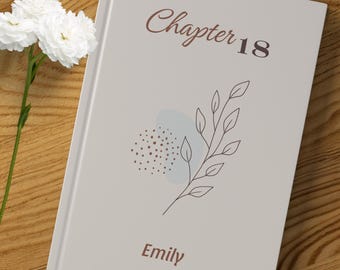 Personalized 18th Birthday Gift Granddaughter Custom Chapter 18 Journal