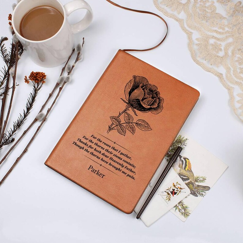 Personalisiertes Dankbarkeit Journal Christliches Geschenk Weihnachten Benutzerdefiniertes Geburtstag Dankbares Notizbuch Bild 9
