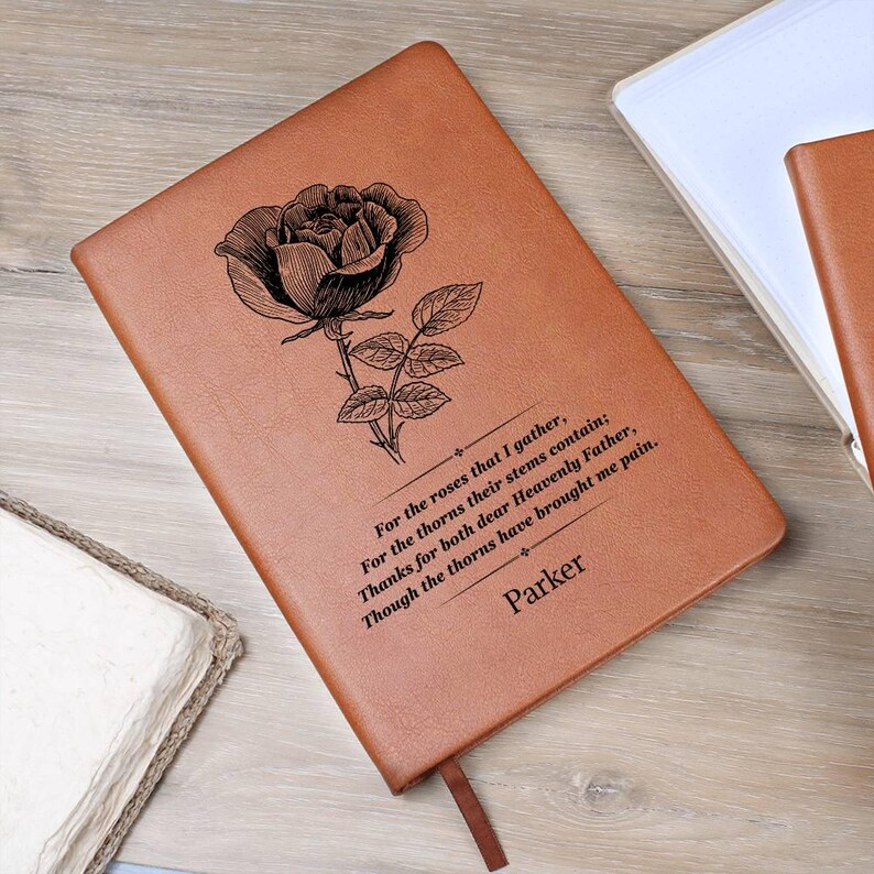 Personalisiertes Dankbarkeit Journal Christliches Geschenk Weihnachten Benutzerdefiniertes Geburtstag Dankbares Notizbuch Bild 7