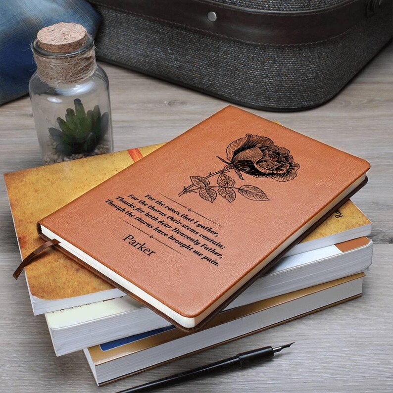 Personalisiertes Dankbarkeit Journal Christliches Geschenk Weihnachten Benutzerdefiniertes Geburtstag Dankbares Notizbuch Bild 8