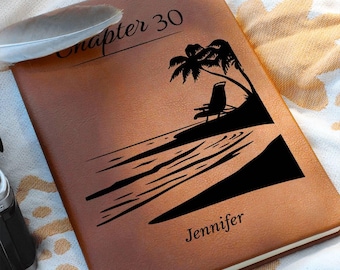 30th Birthday Gift Friend Personalized Chapter 30 Leather Journal Daughter