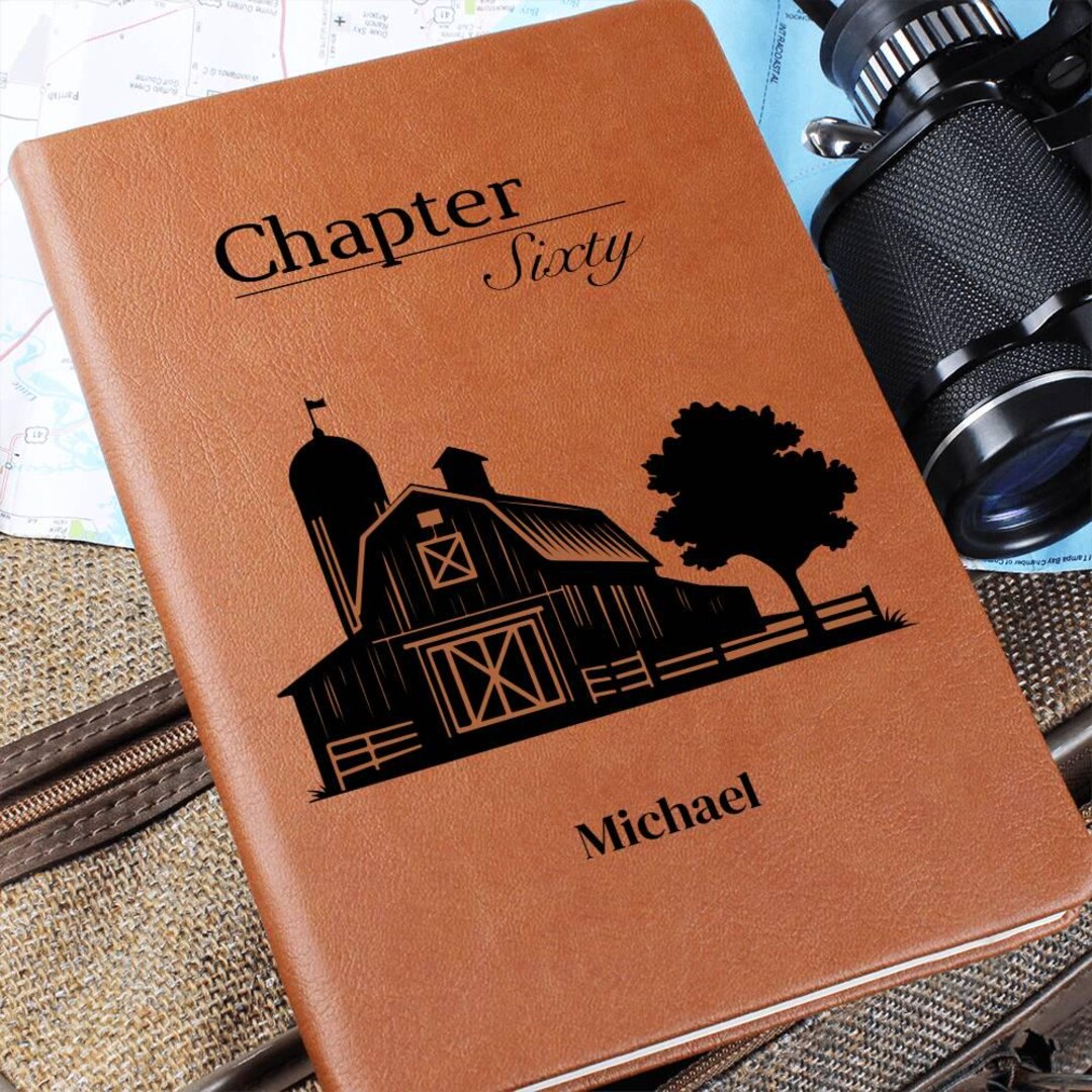 Chapter 60 Journal 60th Birthday Gift Husband Personalized Chapter 60 Leather Journal ...