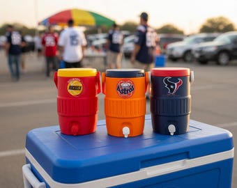 Houston Sports Mini Kühlbox | 3D Gedruckter Texans, Astros, Rockets Dosenhalter
