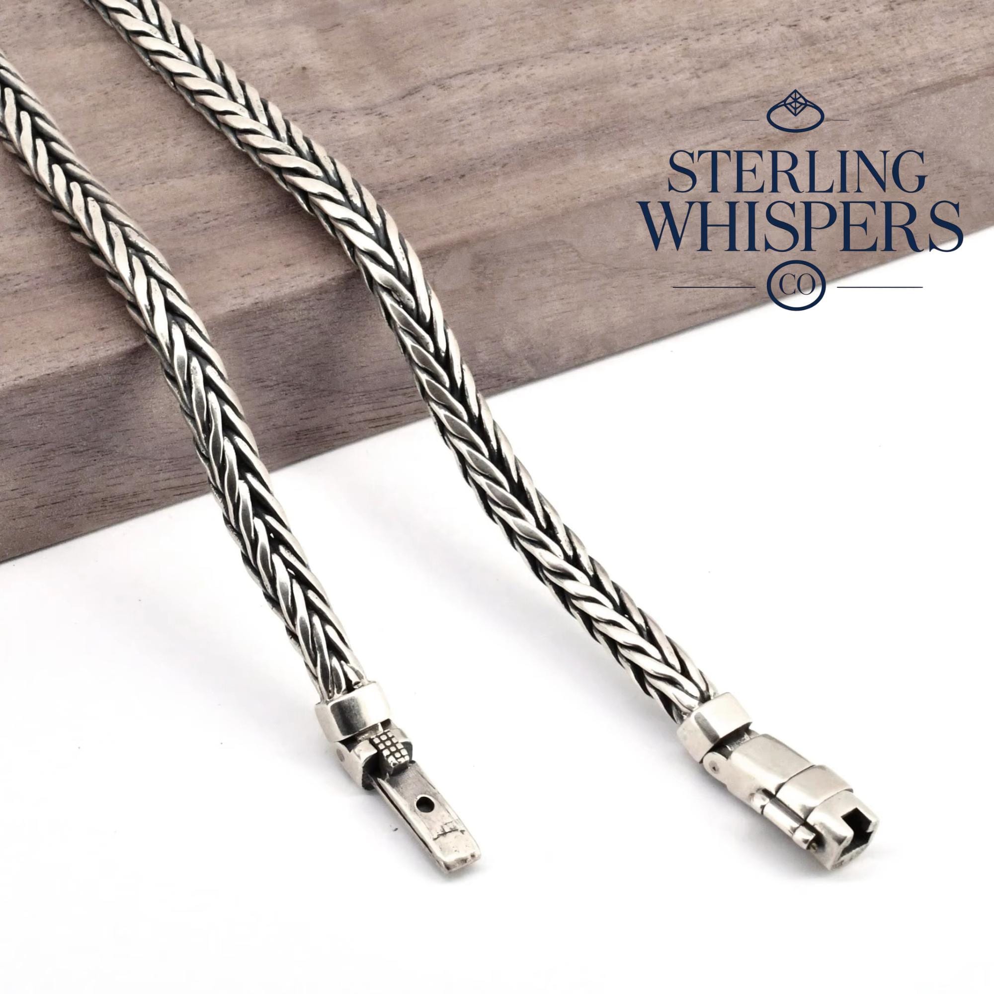 Silver Twisted Bracelet 5mm for Men – Hip Hop Handmade Jewelry - Etsy Silver Twisted Bracelet 5mm for Men – Hip Hop Handmade Jewelry - Etsy